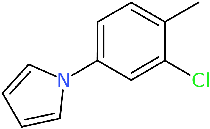 CAS: 142044-87-9 | 1-(3-Chloro-4-methylphenyl)-1H-pyrrole, >95%, NX23760