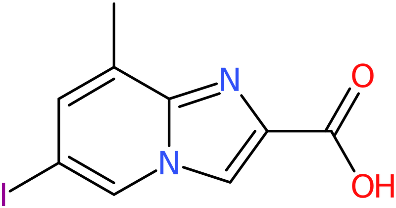 CAS: 1227954-99-5 | 6-Iodo-8-methylimidazo[1,2-a]pyridine-2-carboxylic acid, NX18283