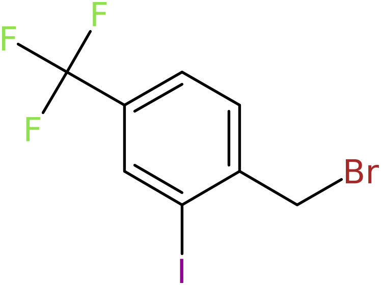 CAS: 939758-31-3 | 2-Iodo-4-(trifluoromethyl)benzyl bromide, >97%, NX69941