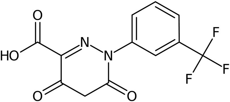 CAS: 121582-64-7 | 2,3-Dihydro-5-hydroxy-2-[3-(trifluoromethyl)phenyl]pyridazin-3-one-6-carboxylic acid, >97%, NX17767