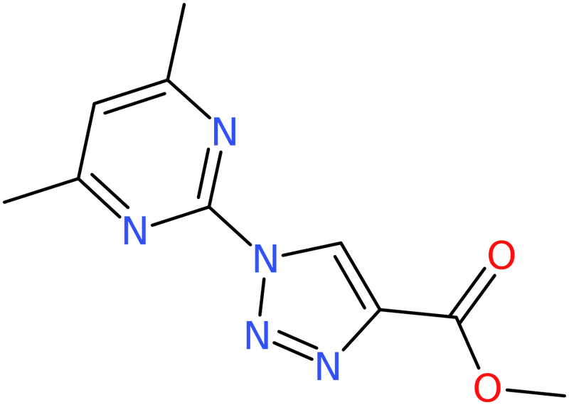 CAS: 23947-13-9 | Methyl 1-(4,6-dimethylpyrimidin-2-yl)-1H-1,2,3-triazole-4-carboxylate, NX36822