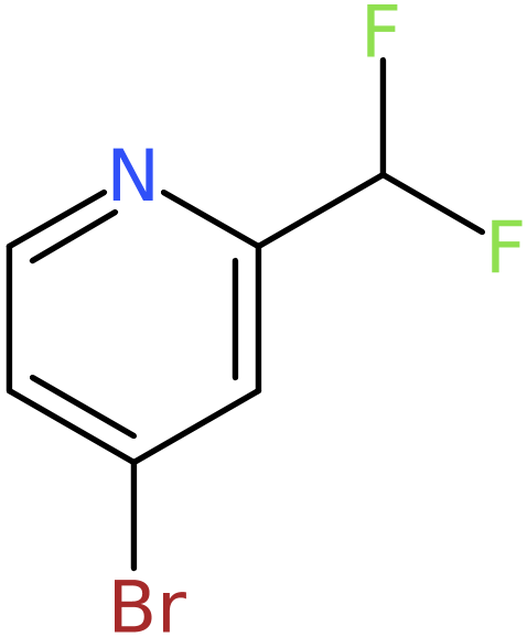 CAS: 1211580-54-9 | 4-Bromo-2-(difluoromethyl)pyridine, >97%, NX17474