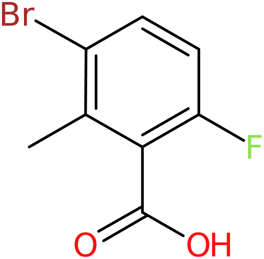 CAS: 1427373-55-4 | 3-Bromo-6-fluoro-2-methylbenzoic acid, >95%, NX23938