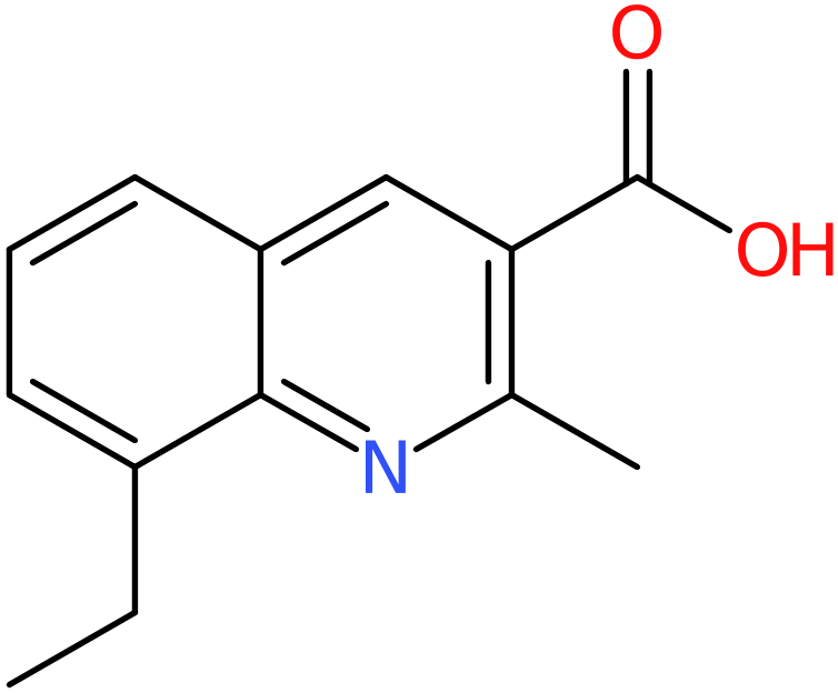 CAS: 948291-31-4 | 8-Ethyl-2-methylquinoline-3-carboxylic acid, NX70439