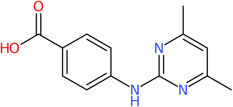 CAS: 81261-97-4 | 4-[(4,6-Dimethylpyrimidin-2-yl)amino]benzoic acid, >95%, NX62637