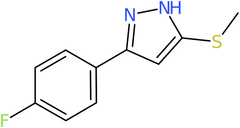 CAS: 175137-20-9 | 3-(4-Fluorophenyl)-5-(methylthio)-1H-pyrazole, >97%, NX29158