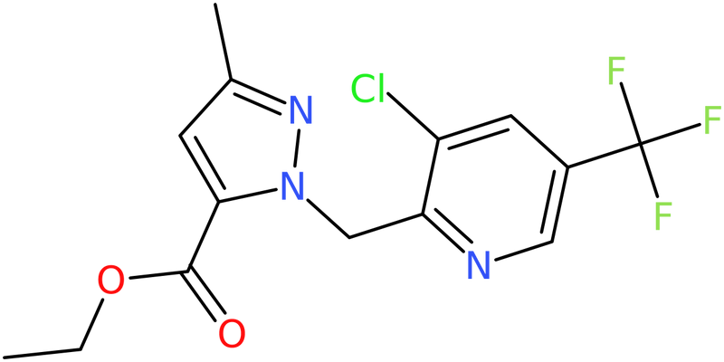 CAS: 1351479-11-2 | 2-(3-Chloro-5-trifluoromethyl-pyridin-2-ylmethyl)-5-methyl-2H-pyrazole-3-carboxylic acid ethyl ester, NX21838