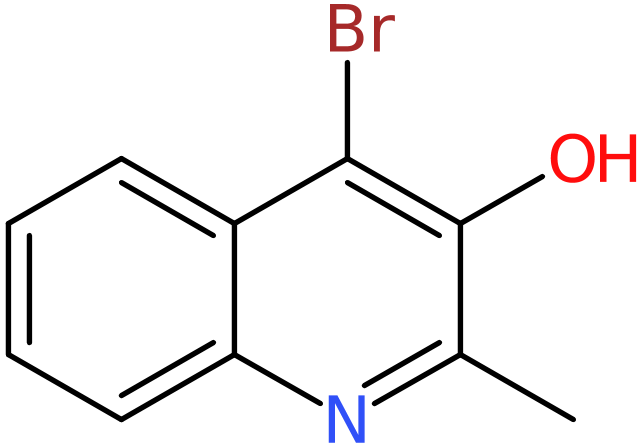 CAS: 13235-12-6 | 4-Bromo-2-methylquinolin-3-ol, >95%, NX21033