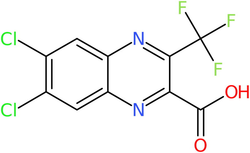 CAS: 951884-93-8 | 6,7-Dichloro-3-(trifluoromethyl)quinoxaline-2-carboxylic acid, NX70685