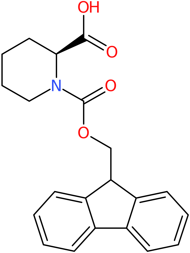 CAS: 86069-86-5 | (S)-Piperidine-2-carboxylic acid, N-FMOC protected, >97%, NX64564