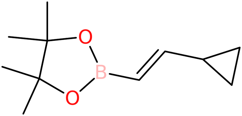 CAS: 849061-99-0 | (E)-2-Cyclopropylethylene-1-boronic acid, pinacol ester, >96%, NX63694