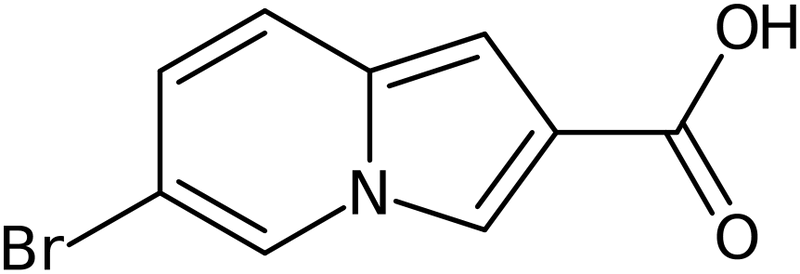 CAS: 1206971-05-2 | 6-Bromo-2-indolizinecarboxylic acid, >97%, NX17162