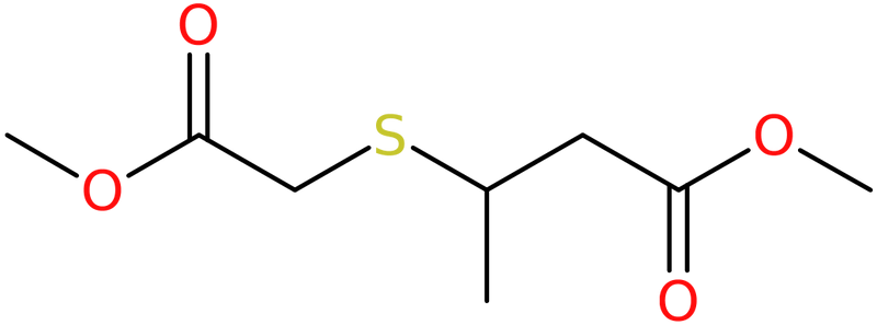 CAS: 78648-41-6 | methyl 3-[(2-methoxy-2-oxoethyl)thio]butanoate, NX62005