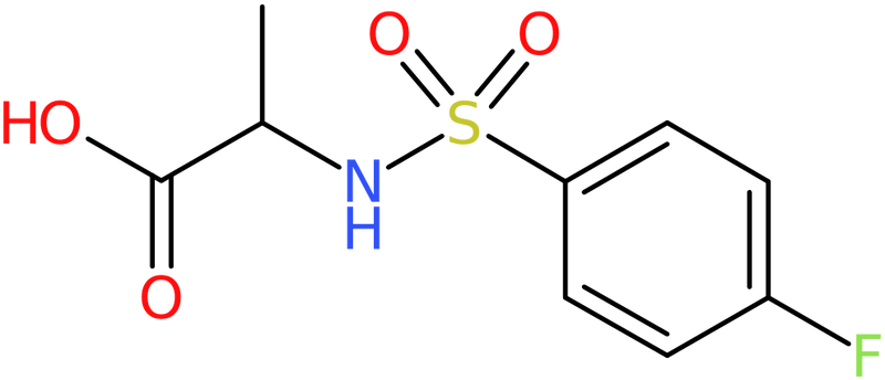 CAS: 780-97-2 | 2-(4-Fluorobenzenesulphamido)propanoic acid, NX61840