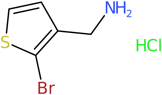 CAS: 886460-60-2 | 3-(Aminomethyl)-2-bromothiophene hydrochloride, >97%, NX66651