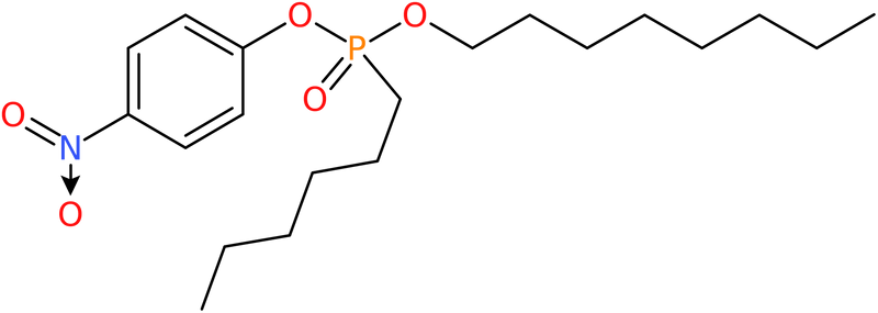 Octyl 4-nitrophenyl hexylphosphonate, NX72334