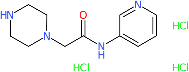 CAS: 808764-17-2 | 2-(Piperazin-1-yl)-N-(pyridin-3-yl)acetamide trihydrochloride, NX62521