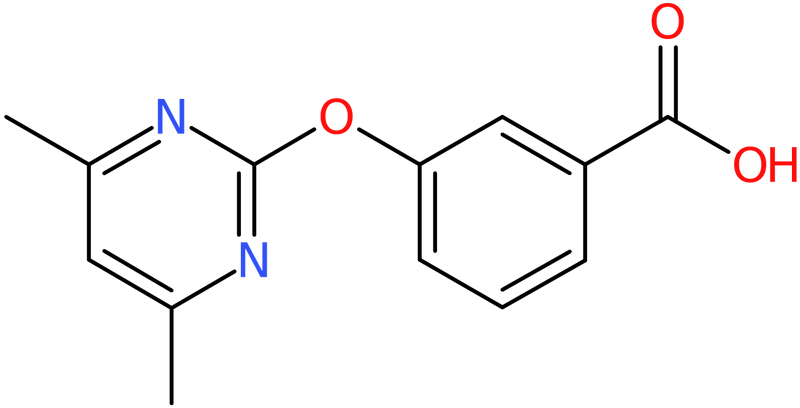 CAS: 927981-91-7 | 3-(4,6-Dimethylpyrimidin-2-yloxy)benzoic acid, >95%, NX69259