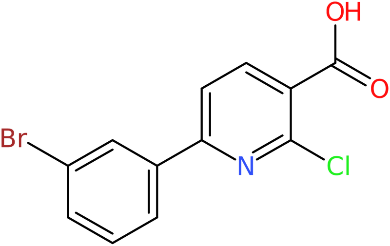 CAS: 946384-94-7 | 6-(3-Bromophenyl)-2-chloronicotinic acid, NX70344