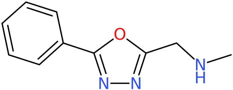 CAS: 880361-90-0 | Methyl-(5-phenyl-[1,3,4]oxadiazol-2-ylmethyl)-amine, >95%, NX65965