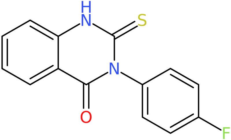 CAS: 1547-15-5 | 2,3-Dihydro-3-(4-fluorophenyl)-2-thioxoquinazolin-4(1H)-one, NX26186