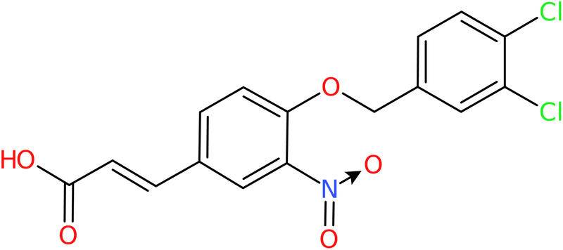 CAS: 885267-53-8 | 4-[(3,4-Dichlorobenzyl)oxy]-3-nitrocinnamic acid, NX66283