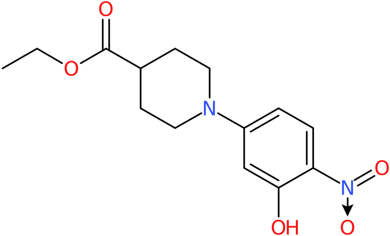 CAS: 927699-09-0 | Ethyl 1-(3-hydroxy-4-nitrophenyl)piperidine-4-carboxylate, NX69235