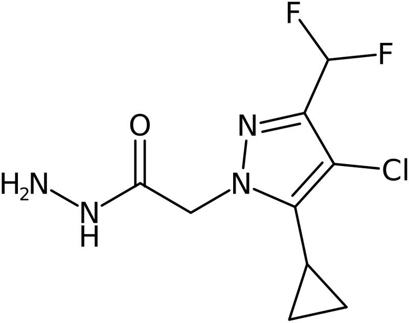 CAS: 1004643-39-3 | 2-[4-Chloro-5-cyclopropyl-3-(difluoromethyl)-1H-pyrazol-1-yl]acetohydrazide, NX10491