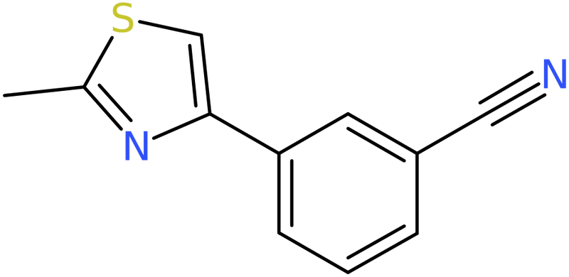 CAS: 844891-06-1 | 3-(2-Methyl-1,3-thiazol-4-yl)benzonitrile, NX63430