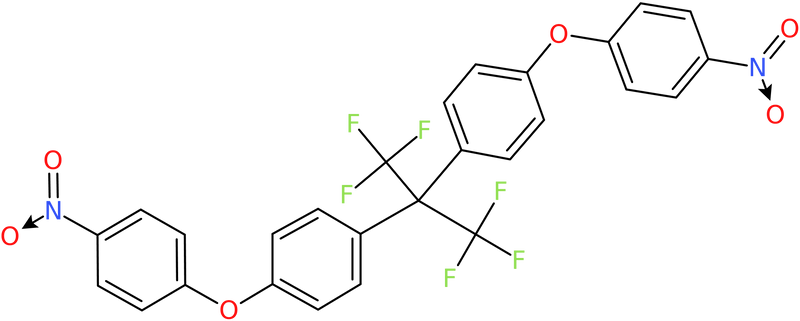 CAS: 69563-87-7 | 2,2-Bis[4-(4-nitrophenoxy)phenyl]hexafluoropropane, NX58615