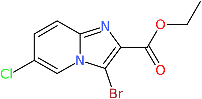 CAS: 861208-16-4 | Ethyl 3-bromo-6-chloroimidazo[1,2-a]pyridine-2-carboxylate, NX64589