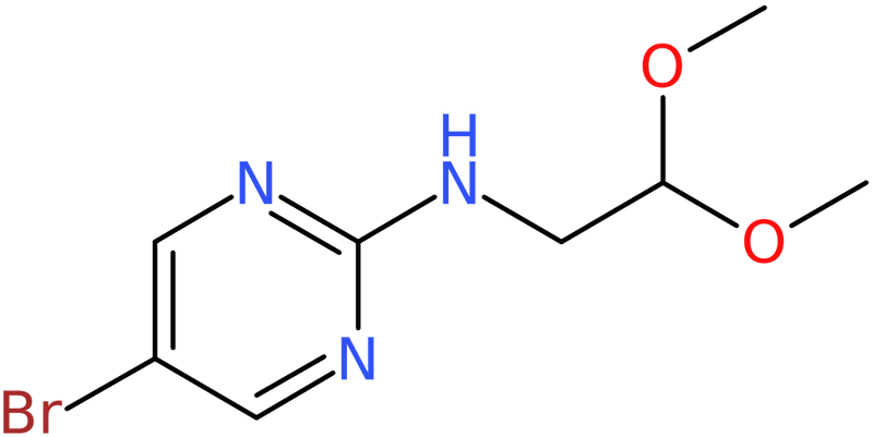 CAS: 885267-37-8 | 5-Bromo-N-(2,2-dimethoxyethyl)pyrimidin-2-amine, NX66274