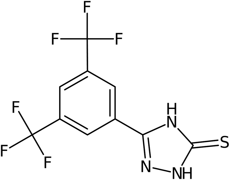 CAS: 175276-77-4 | 5-[3,5-Bis(trifluoromethyl)phenyl]-2,4-dihydro-3H-1,2,4-triazole-3-thione, >97%, NX29348