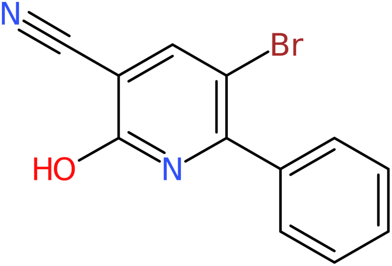 CAS: 1228182-71-5 | 5-Bromo-2-oxo-6-phenyl-1,2-dihydropyridine-3-carbonitrile, >95%, NX18315