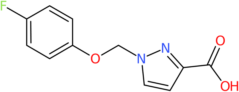 CAS: 1004193-27-4 | 1-[(4-Fluorophenoxy)methyl]-1H-pyrazole-3-carboxylic acid, NX10475