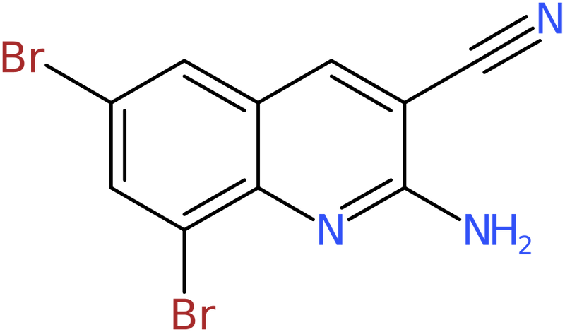 CAS: 937601-73-5 | 2-Amino-6,8-dibromoquinoline-3-carbonitrile, NX69785