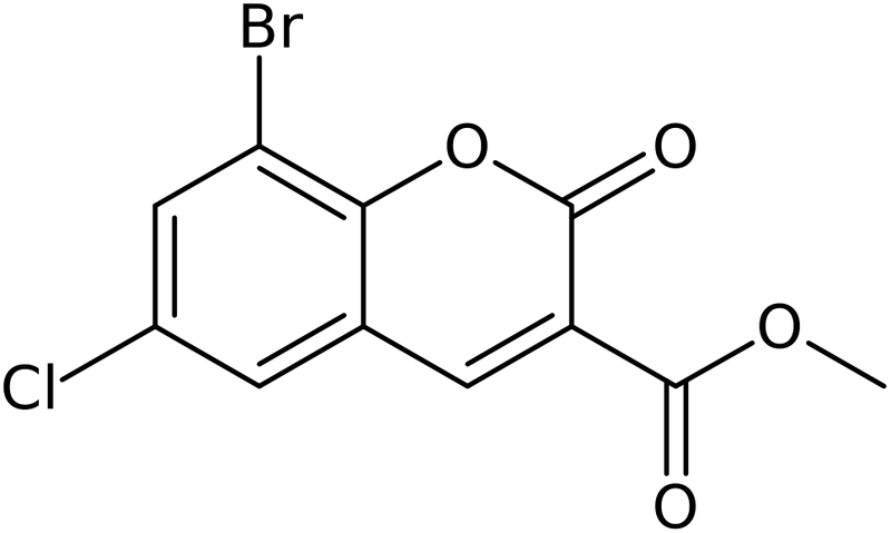 CAS: 1427460-59-0 | Methyl 8-bromo-6-chloro-2-oxo-2H-chromene-3-carboxylate, NX23990