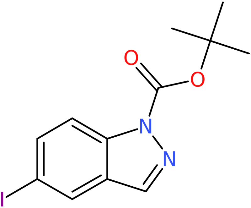 CAS: 1001907-23-8 | tert-Butyl 5-iodo-1H-indazole-1-carboxylate, NX10301