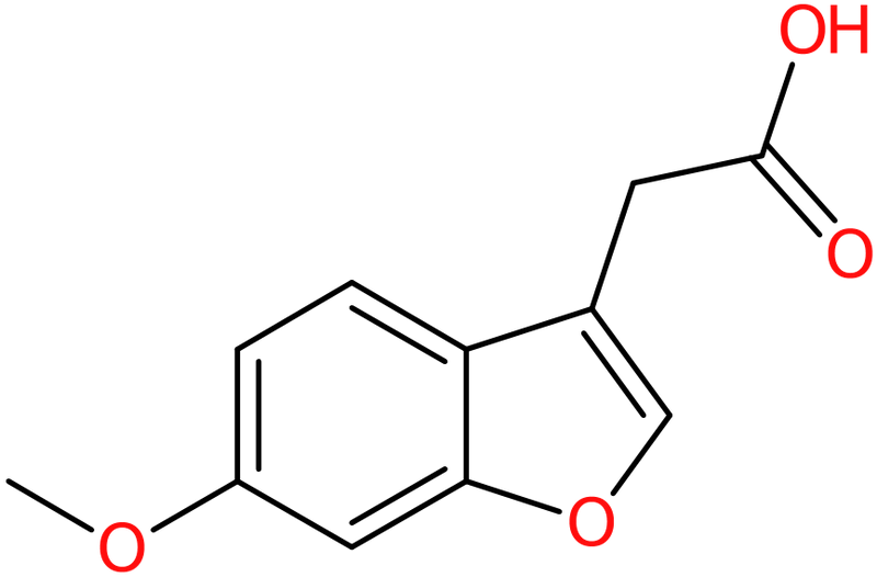 CAS: 69716-05-8 | (6-Methoxybenzo[b]furan-3-yl)acetic acid, >97%, NX58708