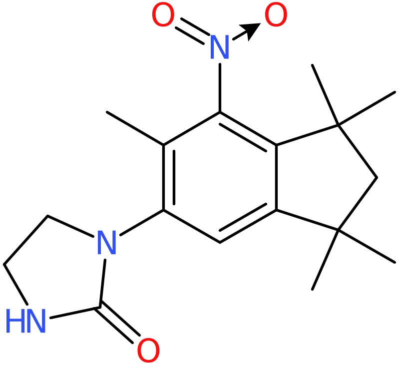 CAS: 1209101-05-2 | 1-(7-Nitro-1,1,3,3,6-pentamethylindan-5-yl)imidazolidin-2-one, NX17295