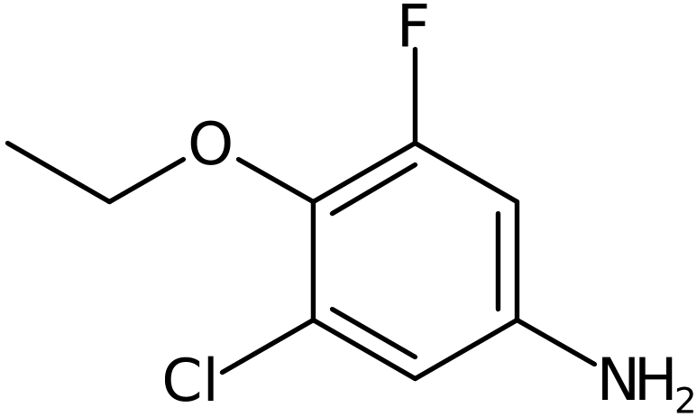 CAS: 1017778-85-6 | 3-Chloro-4-ethoxy-5-fluoroaniline, >98%, NX11164