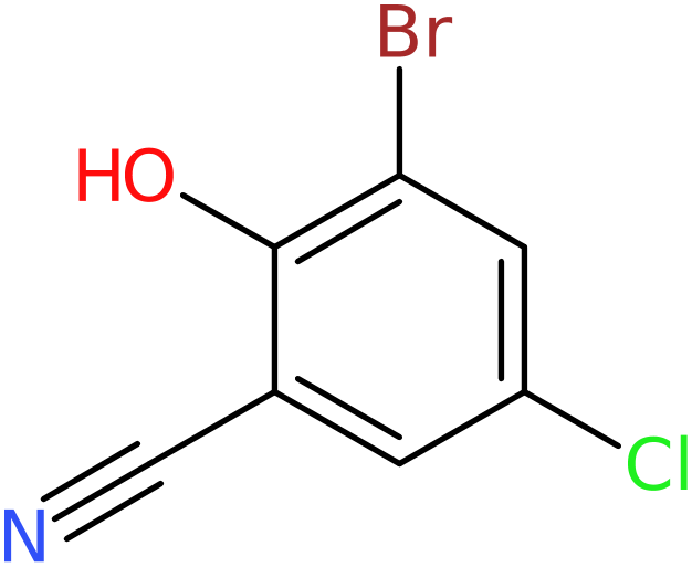 CAS: 938117-34-1 | 3-Bromo-5-chloro-2-hydroxybenzonitrile, NX69896