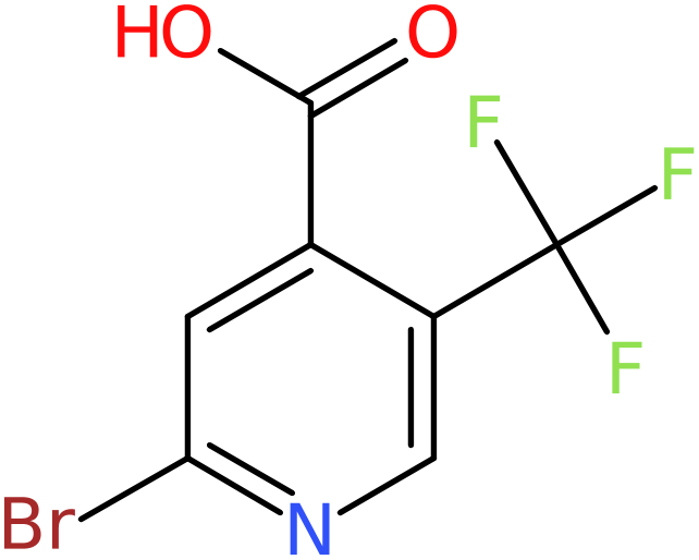 CAS: 823222-03-3 | 2-Bromo-5-(trifluoromethyl)isonicotinic acid, >97%, NX62872