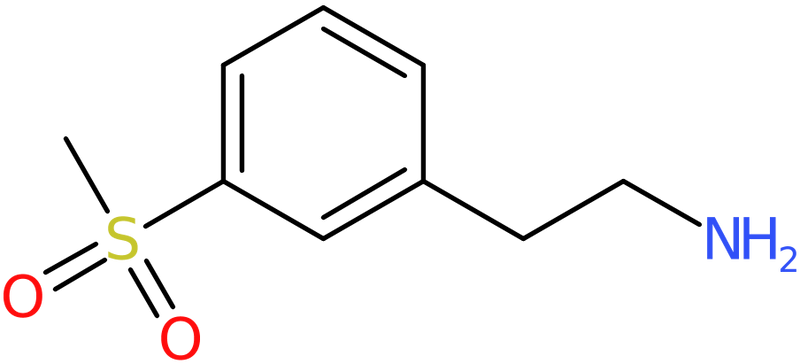 CAS: 933696-63-0 | 2-[3-(Methylsulfonyl)phenyl]ethylamine, >95%, NX69554