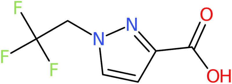 CAS: 942853-22-7 | 1-(2,2,2-Trifluoroethyl)-1H-pyrazole-3-carboxylic acid, >95%, NX70143