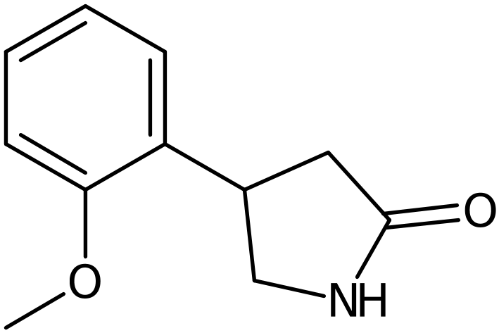 CAS: 1020718-50-6 | 4-(2-Methoxyphenyl)pyrrolidin-2-one, >95%, NX11443