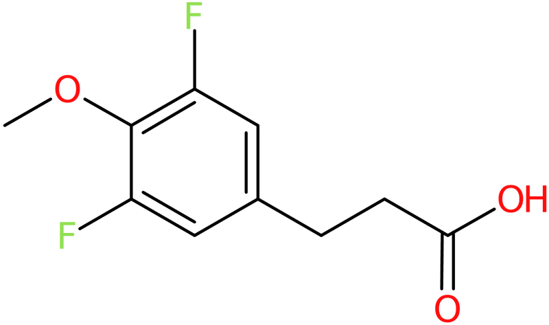 CAS: 105219-44-1 | 3-(3,5-Difluoro-4-methoxyphenyl)propionic acid, >98%, NX12527