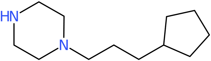 CAS: 827614-49-3 | 1-(3-Cyclopentylprop-1-yl)piperazine, >97%, NX63002