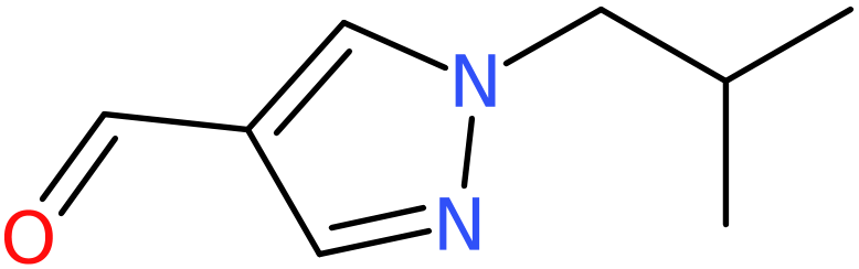 CAS: 1006333-32-9 | 1-Isobutylpyrazole-4-carbaldehyde, >97%, NX10627