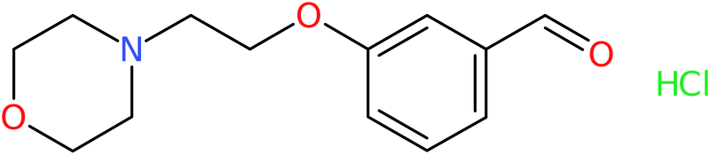 CAS: 1609402-82-5 | 3-[2-(Morpholin-4-yl)ethoxy]benzaldehyde hydrochloride, NX27104